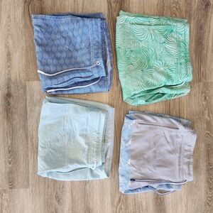 Set of Four Johnnie O Flat Front Swim Trunks